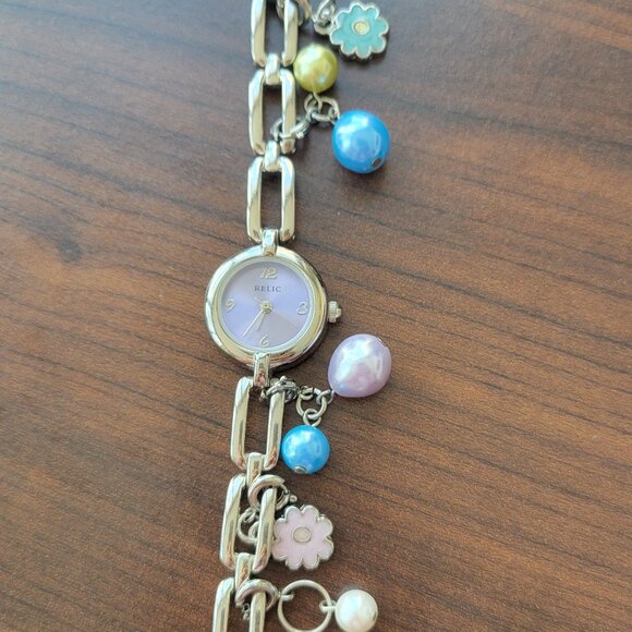 Relic Flower Charm Bracelet Watch - Picture 1 of 2